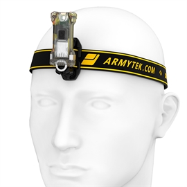 Armytek Zippy Nyckelringslampa, Gul med förlängningssats